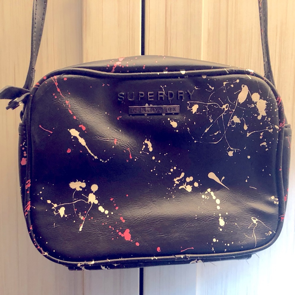 Superdry small pouch with top zipper
